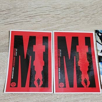 3種＋輸入ステッカー　ミッションインポッシブル　入場特典ポストカード 3種＋輸入ステッカー ミッションインポッシブル 入場特典ポスト