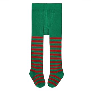 Century Star Toddler Tights for Girls - Cotton Cable Knit Stockings Solid Warm Footed Seamless Leggings 0-12 Years