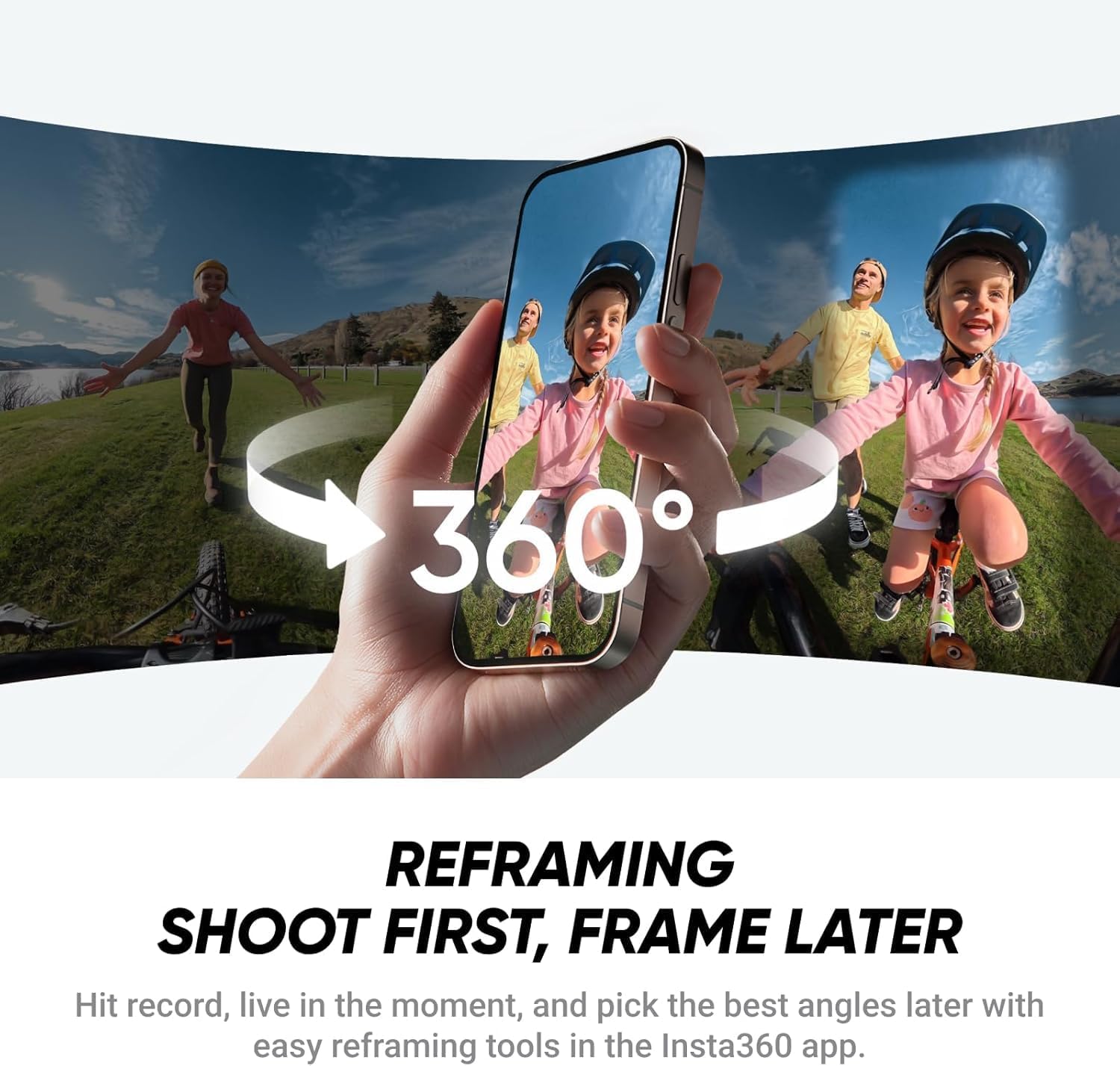 Insta360 X4 Air Basic Bundle | Lightest 8K 360 Action Camera for Epic Adventures | for Travel, Sports, Family Moments, Vlogging | Bundle Includes Invisible Selfie Stick, Lens Cap(1TB)