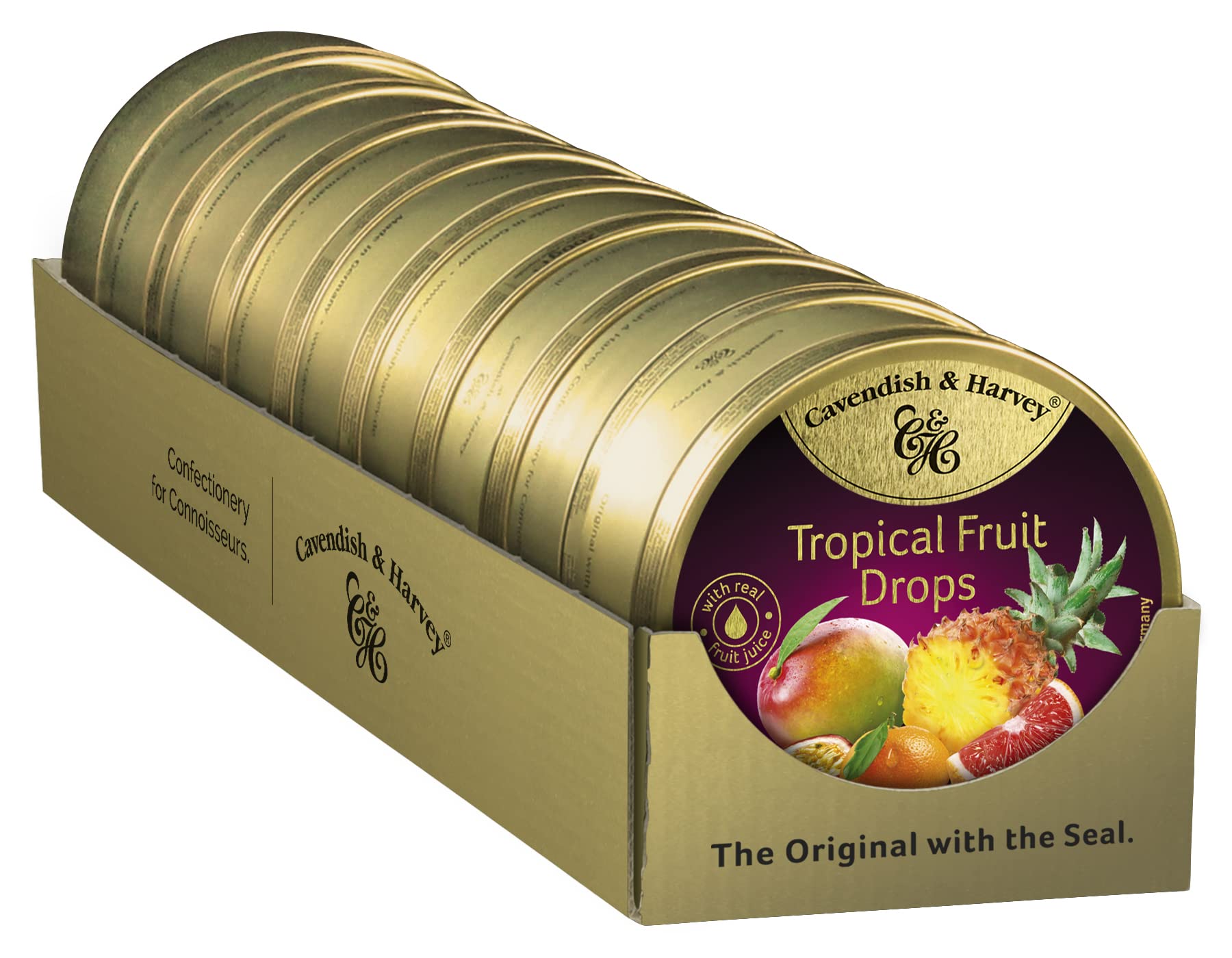 - Tropical Pineapple Fruit Drops - 200Gram Germany (Pack Of 9)