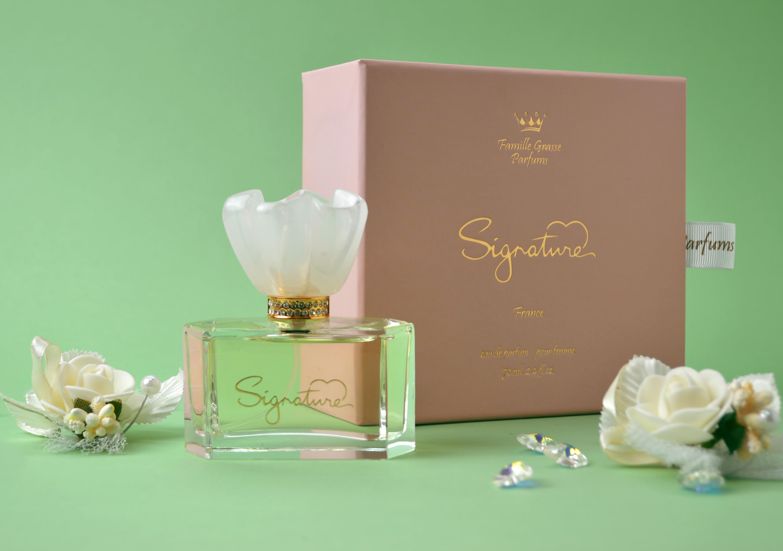 Firma – Perfume de nicho para mujer 70 ml | Floral & Musk | Artesanal | Fabricado en Francia | Producto de Grasse