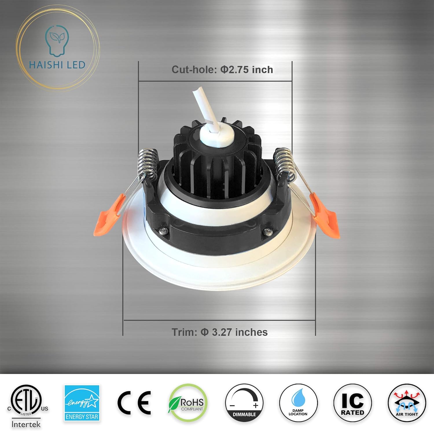 🛒 Crаzу Dеаlѕ 3 inches Gimbal LED Recessed Light with Junction Box, 8W,650 Lumen, Tilt & Rotate, TRIAC Dimming, ETL & Energy Star Listed, 3000K Warm White, Pack of 6
