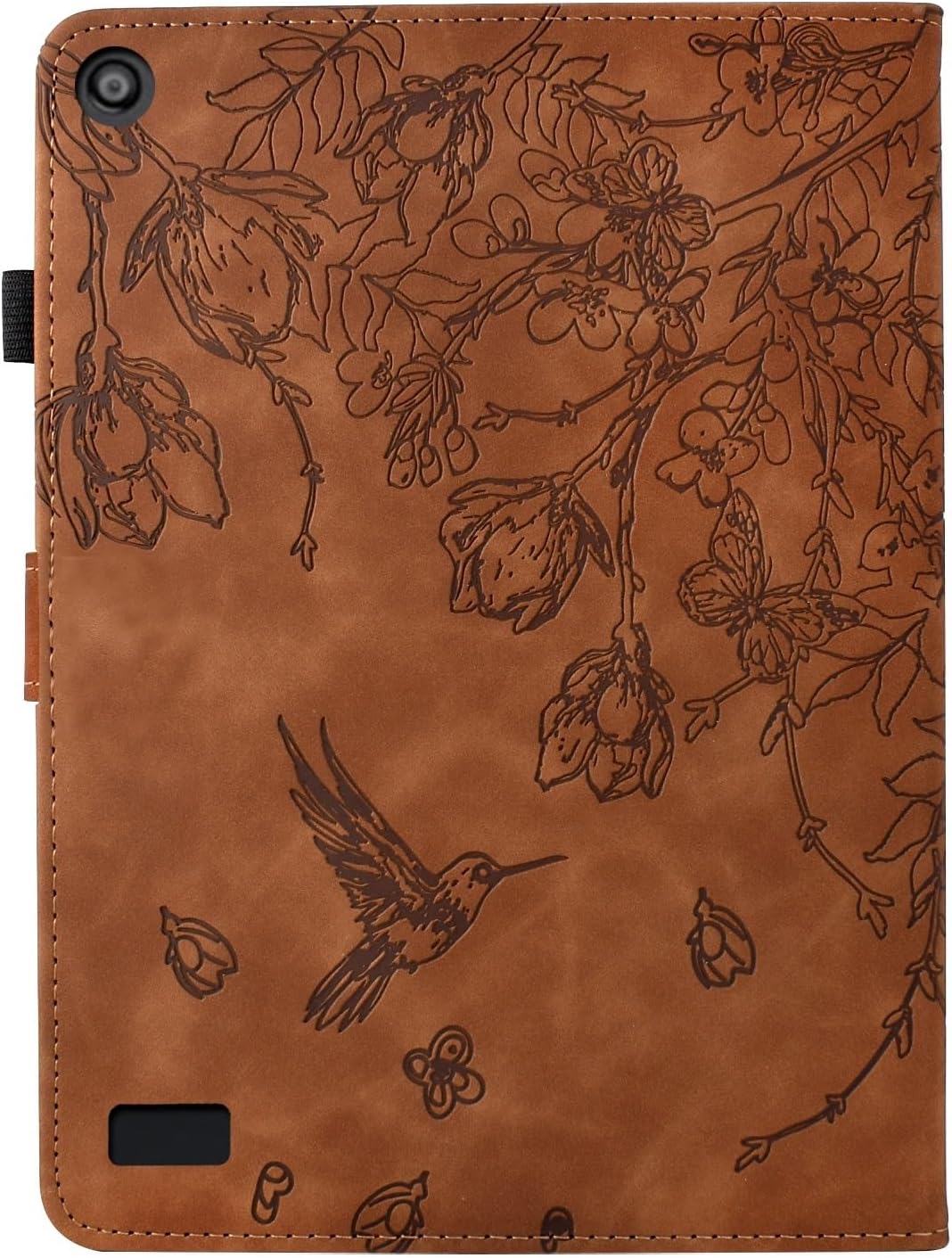 for Kindle Fire 7 2019/2017/2015(Fire 7 9th/7th/5th Generation) Case with Auto Sleep Wake, Slim Leather Business Folio Stand Cover Protective Case Shell Multiple Viewing Angles (Brown)