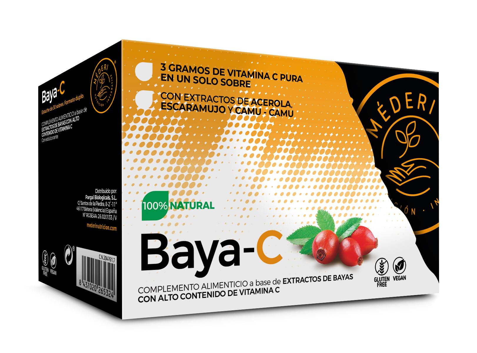 MEDERINUTRICION BAYA-C 30sbrs produkt pielęgnacyjny