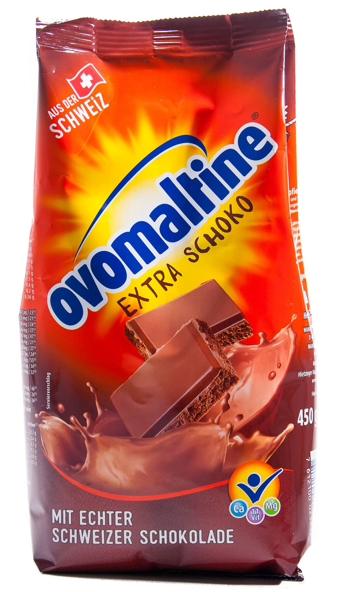 Ovomaltine chocolate en polvo, 450 g 1 paquete
