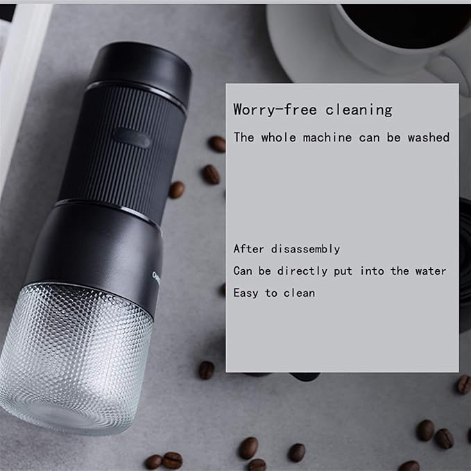 Cafetera Portátil de Cápsulas Manual - Máquina de Espresso Semiautomática miniatura 3
