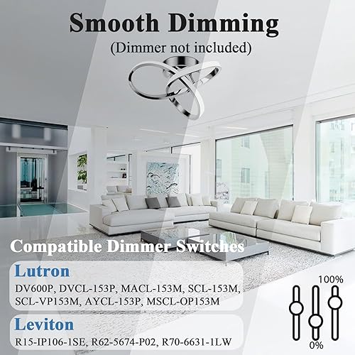 Miniatura 5 de Lámpara de techo LED de acrílico de 2400 lúmenes, súper brillante, moderna lámpara de pasillo para techo, luz blanca diurna cerca del techo, lámpara