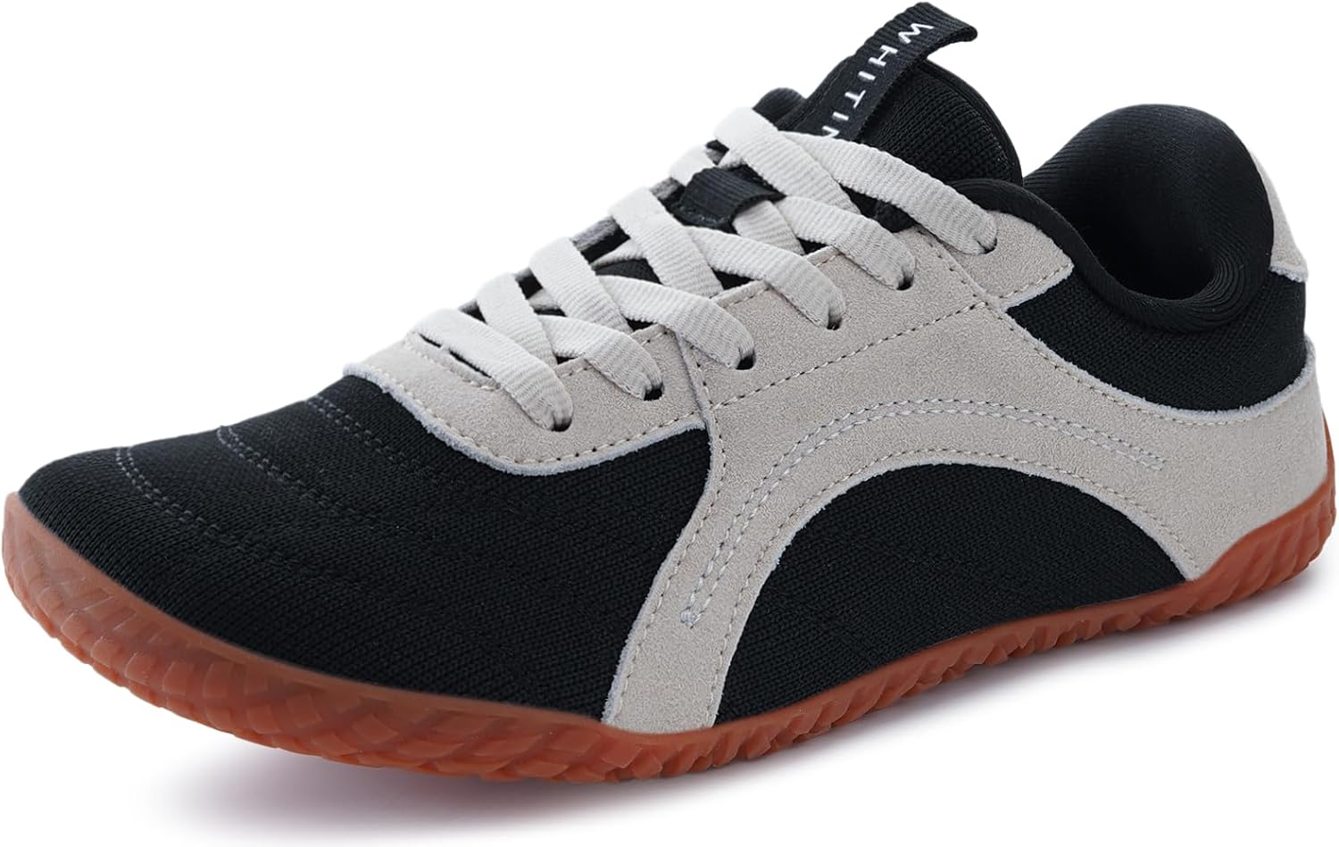 WHITIN Women's Wide Barefoot Sneakers | Retro Track-Inspired Trainer | Zero Drop Lifestyle
