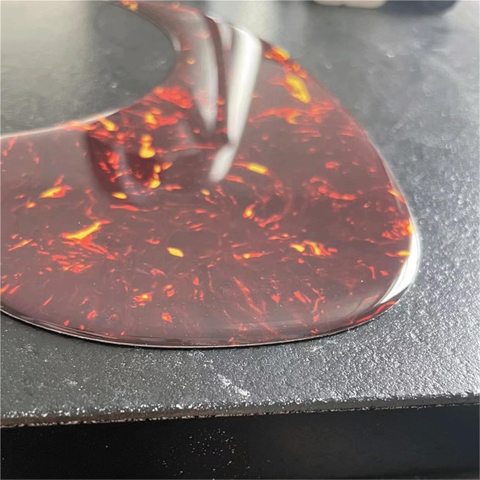 Profesjonalna Maskownica Gitary Akustycznej Folkowa gitara pickguard pogrubiona zakrzywionym ochraniaczem pickguard(Thickened 1 piece)