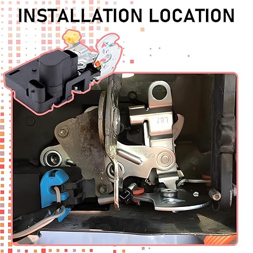 Miniatura 5 de Actuador de cerradura de puerta Liftgate Motor de pestillo de puerta 931-298 compatible con Chevrolet Trailblazer GMC Envoy Buick Rainier Isuzu