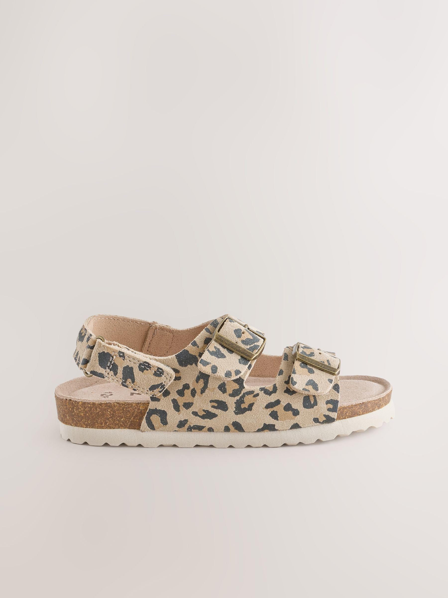 NEXT Mädchen Sandalen mit Korksohle und Klettverschluss