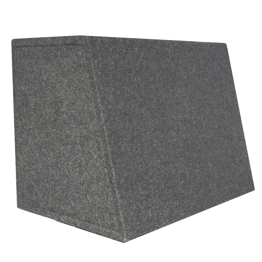 GK SOUND 1 cassa trapezoidale B1250s black, band pass, passa banda, porta americana, per subwoofer da 30 cm di diametro, volume di 50 litri, cofano bagagliaio auto, 1 pezzo