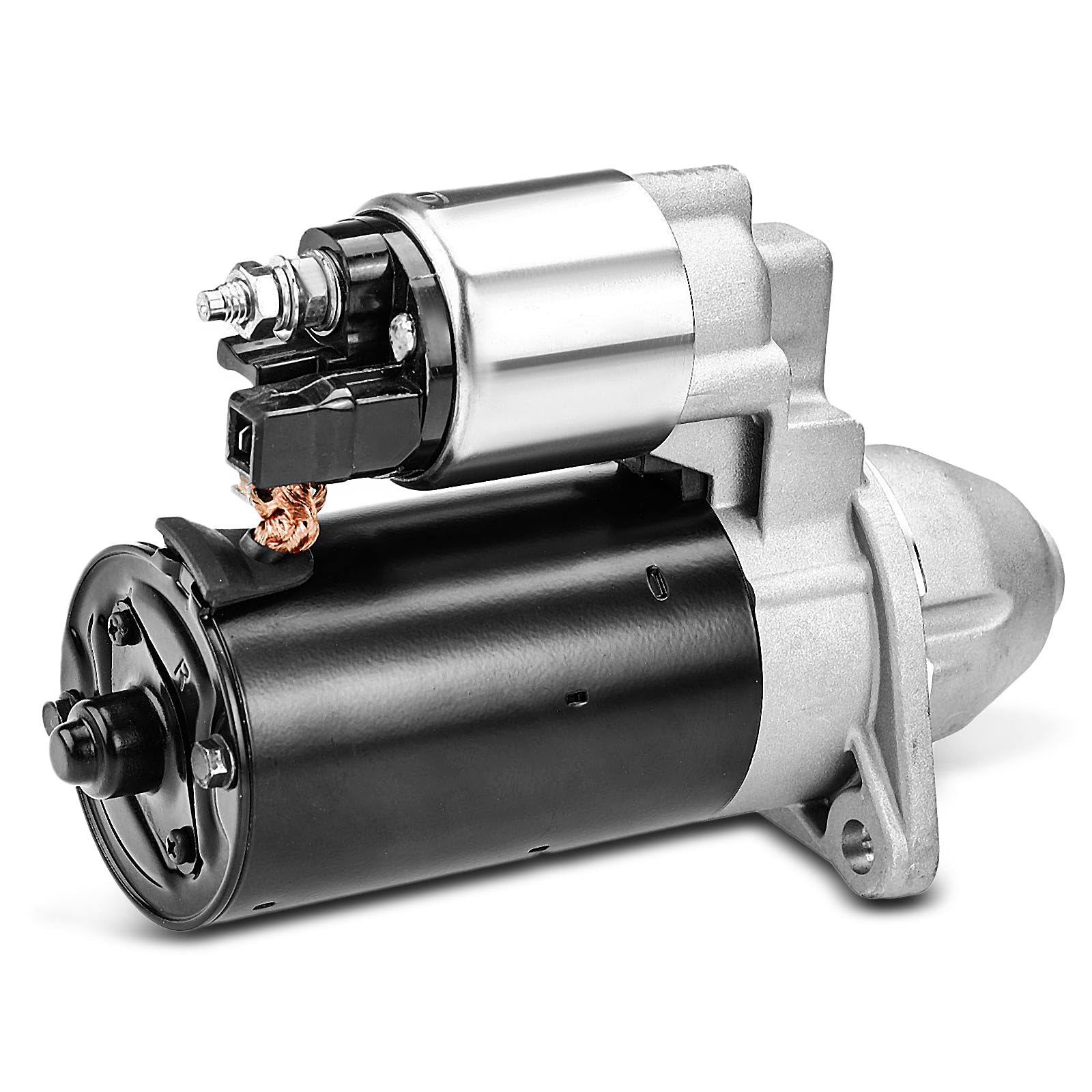 Frankberg Motorino d'avviamento benzina 17 kW 12 V 9 denti 33325 | Compatibile con: Serie 1 Cabrio E88, Serie 1 E81, Serie 3 Coupé E92, Serie 3 Touring E91, Serie 3 Cabrio E93