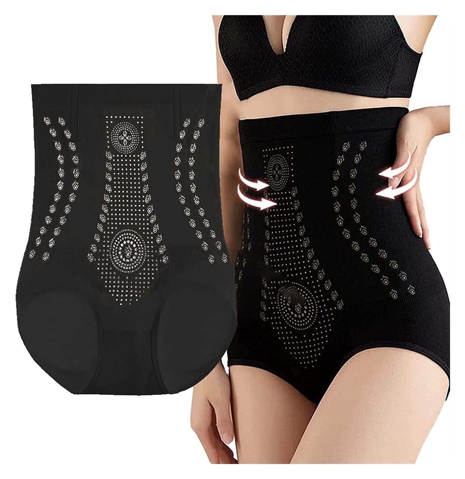 Culottes de mise en forme en graphène lot de 3 gaines ventre plat taille haute pour femme