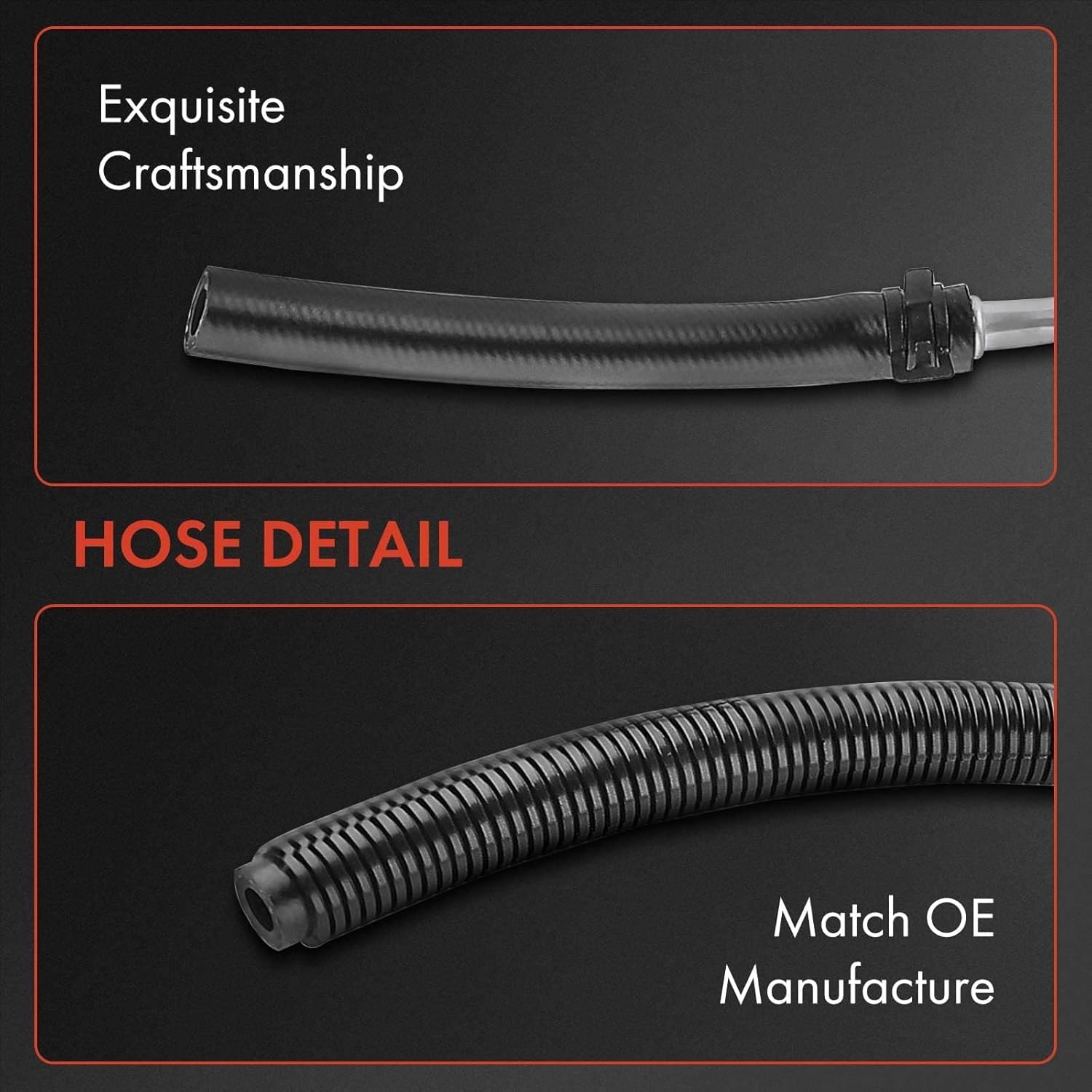 A-Premium Power Steering Return Hose Line Assembly Compatible with Ford F-150 1997-2003, F-150 Heritage 2004, F-250 1997-1999, Expedition & Lincoln Navigator, 4.2L 4.6L 4.9L 5.4L, Cooler To Reservoir