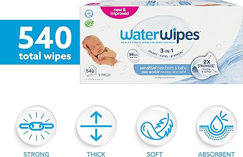 Miniatura 2 de Toallitas Húmedas para Bebés WaterWipes, 4137, 1, 9