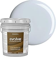 Vista 9 de EVOLVE Pintura e imprimación para interiores, cáscara de huevo (blanco alabastro), 1 galón, cobertura de una capa, excelente oculto, bajo contenido