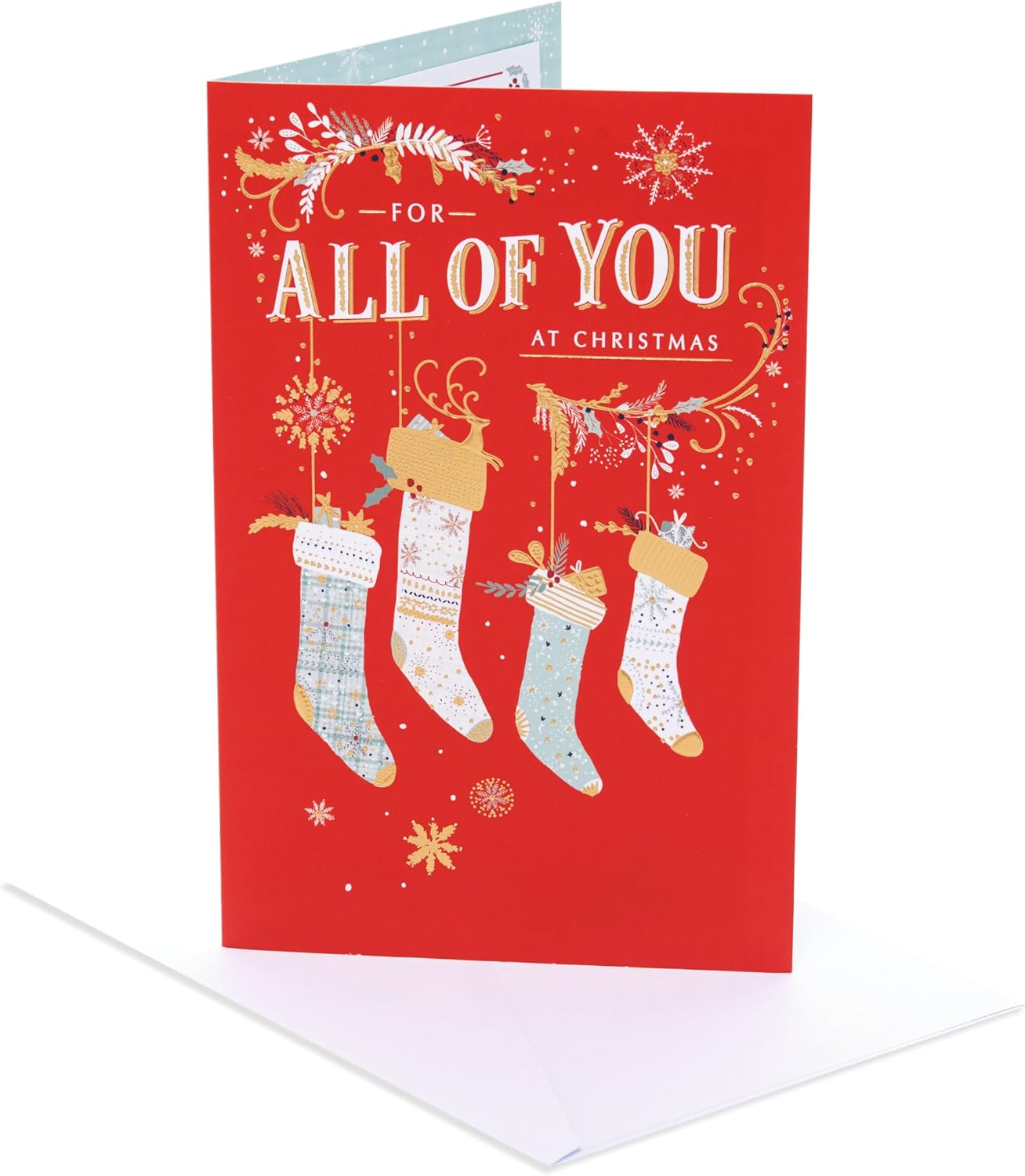 for All of You Stockings Traditional Christmas Greeting Card Special Xmas Cards 614948 614948