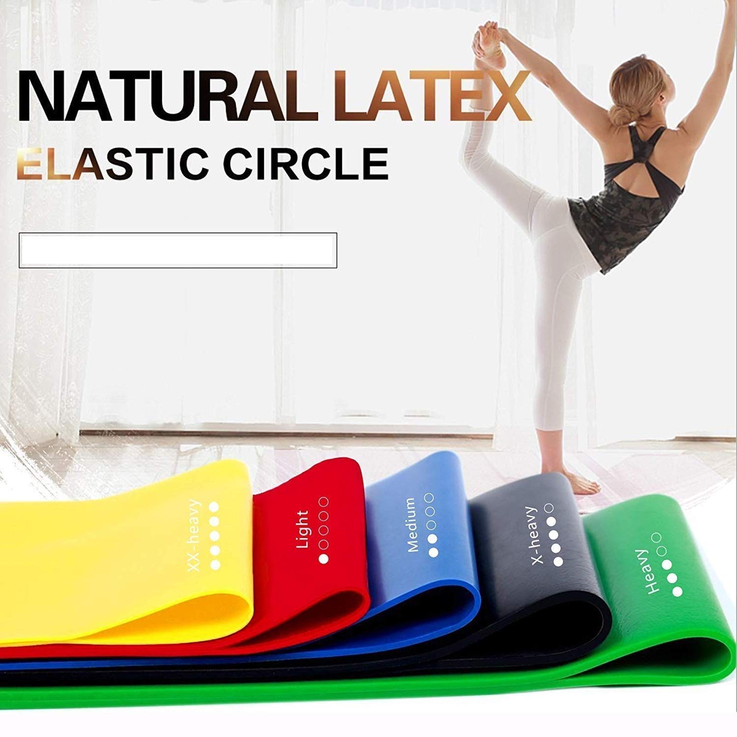 GymWar Heavy Resistance Loop Band, Resistance Exercise Bands for Home Fitness, Stretching, Strength Training, Physical Therapy, Natural Latex Workout Bands, Pilates Flexbands 1 Peace (B08FRMN72X) Amazon Price History, Amazon Price Tracker