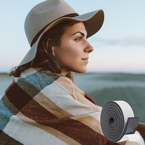 Miniatura 8 de Cinta para sombrero de cinta reductora de tamaño para sombreros Fedora, Panamá, paja, gorro, cinta adhesiva de tamaño, Fedoras, M, 152 cm.