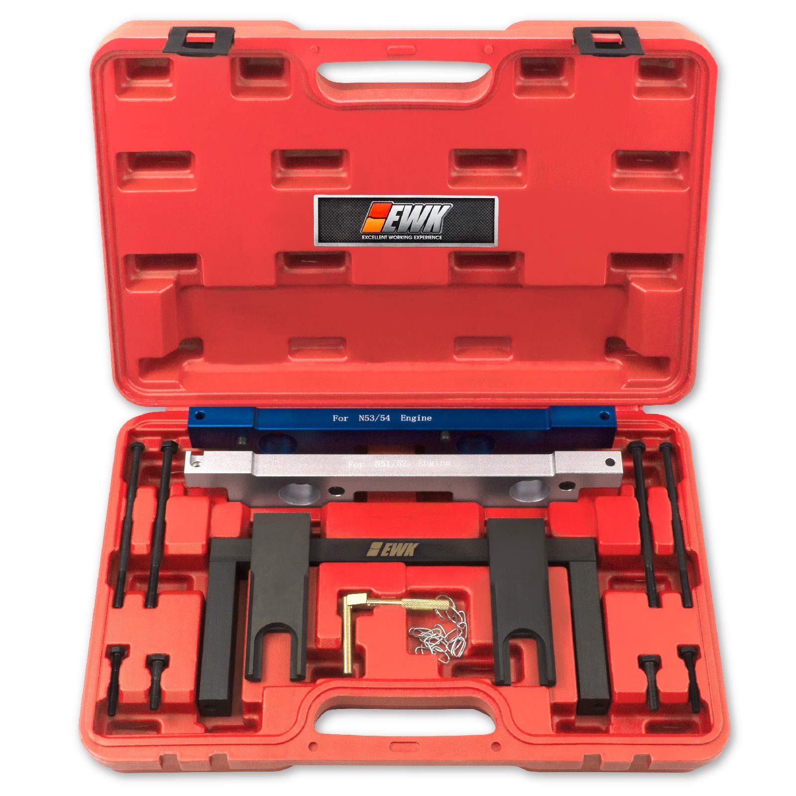Buy EWK Engine Timing Cam Camshaft Alignment Locking Tool Kit compatible with BMW N51 N52 N53