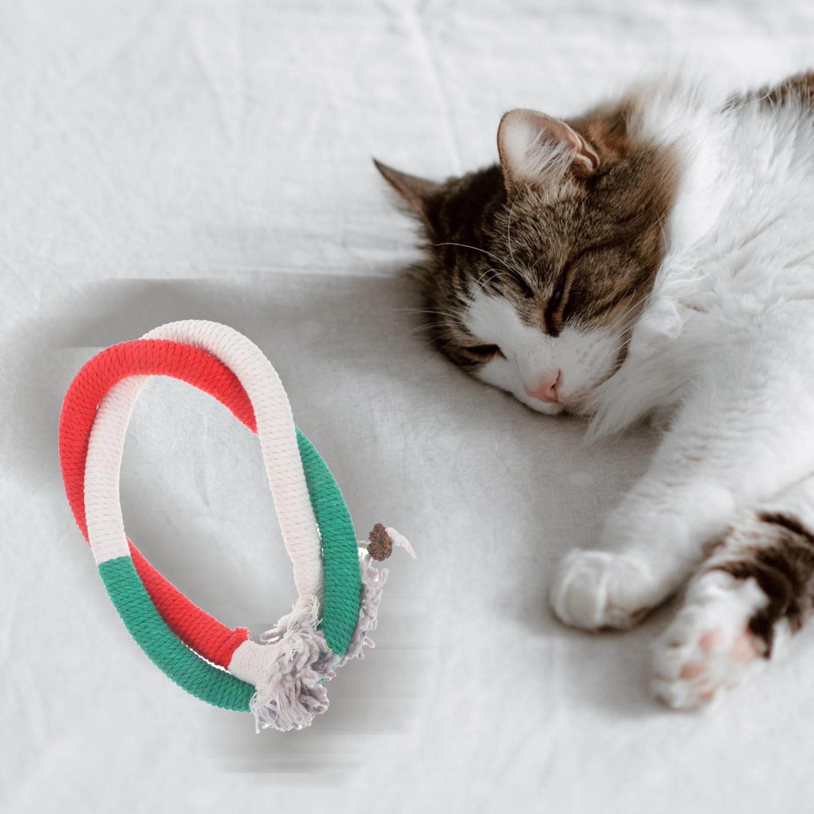 POPETPOP 12pièces Jouet Corde à Mâcher pour avec Herbe à Chat Stimule Instinct De Chasse Et Favorise