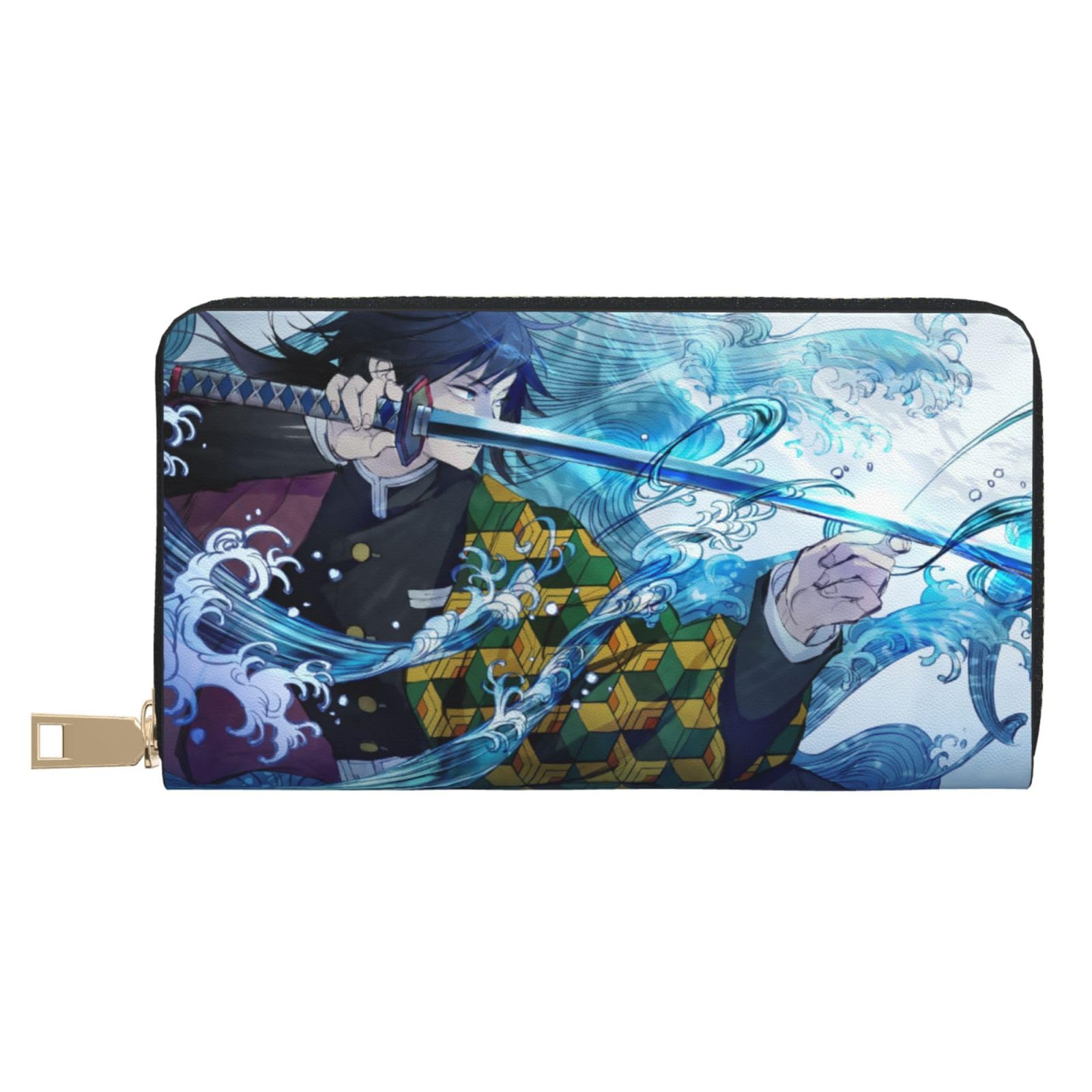 Amazon.co.jp: 財布 鬼滅の刃 水柱 冨岡義勇 長財布 レザー ながざいふ