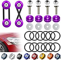 Vista 13 de BFXM Clips de parachoques universales, kit de liberación rápida para parachoques delantero y trasero, soportes de parachoques para automóviles