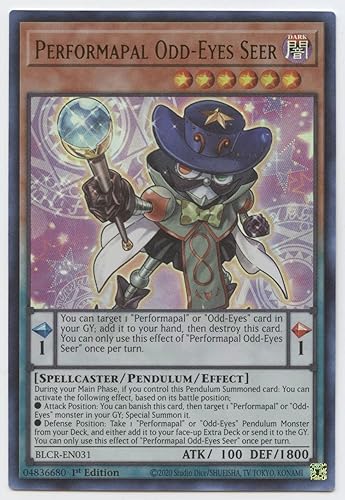 Performapal Odd-Eyes Seer - BLCR-EN031 - Ultra Rare - 1 edición