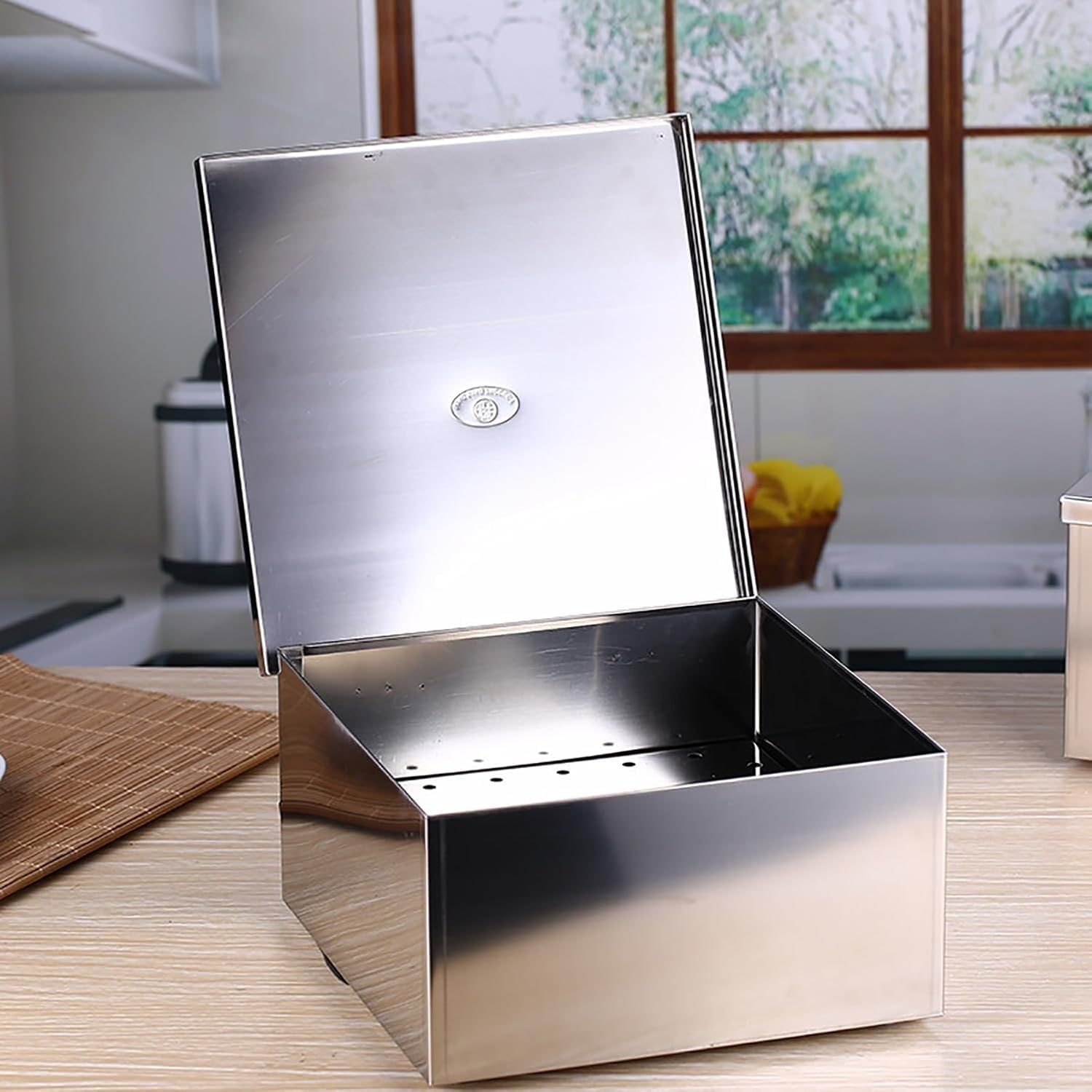 Caja de secado de algas marinas, secador de algas marinas de sushi de acero inoxidable, caja de secado a prueba de humedad for horno de cocina profesional, temperatura ajustable, for restaurantes de s