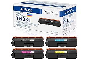 Brother TN331Y Genuine Toner Cartridge, Yellow