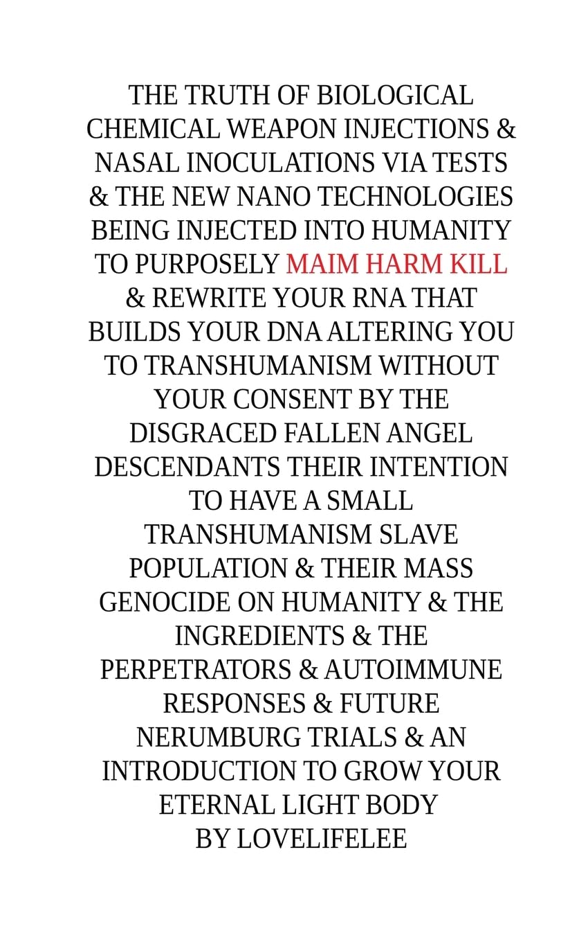 The truth of Biological Chemical weapon Injections