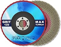 Vista 1 de Disco de solapa de diamante de 4 "muelas de lijado de grano 120 - piedra de mármol de mármol de hormigón granito cerámica vidrio 1 unidad