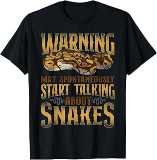 Snake Serpent Vintage Warning May Spontaneously Start T-Shirt