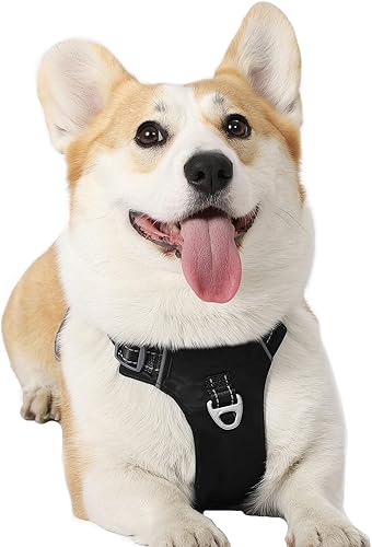 Miniatura 6 de Youfirst Arnés transpirable sin tirones, chaleco reflectante ajustable y acolchado suave para mascotas y asa de fácil control para caminar, entrenar