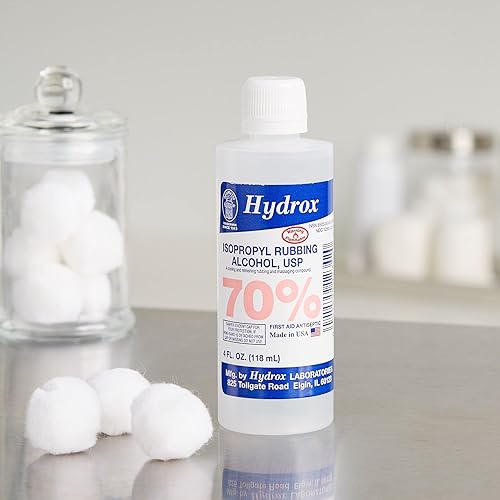 Miniatura 6 de McKesson 70% alcohol isopropílico para frotar  Solución de primeros auxilios para cortes, rasguños, limpieza  4 onzas, 60 unidades