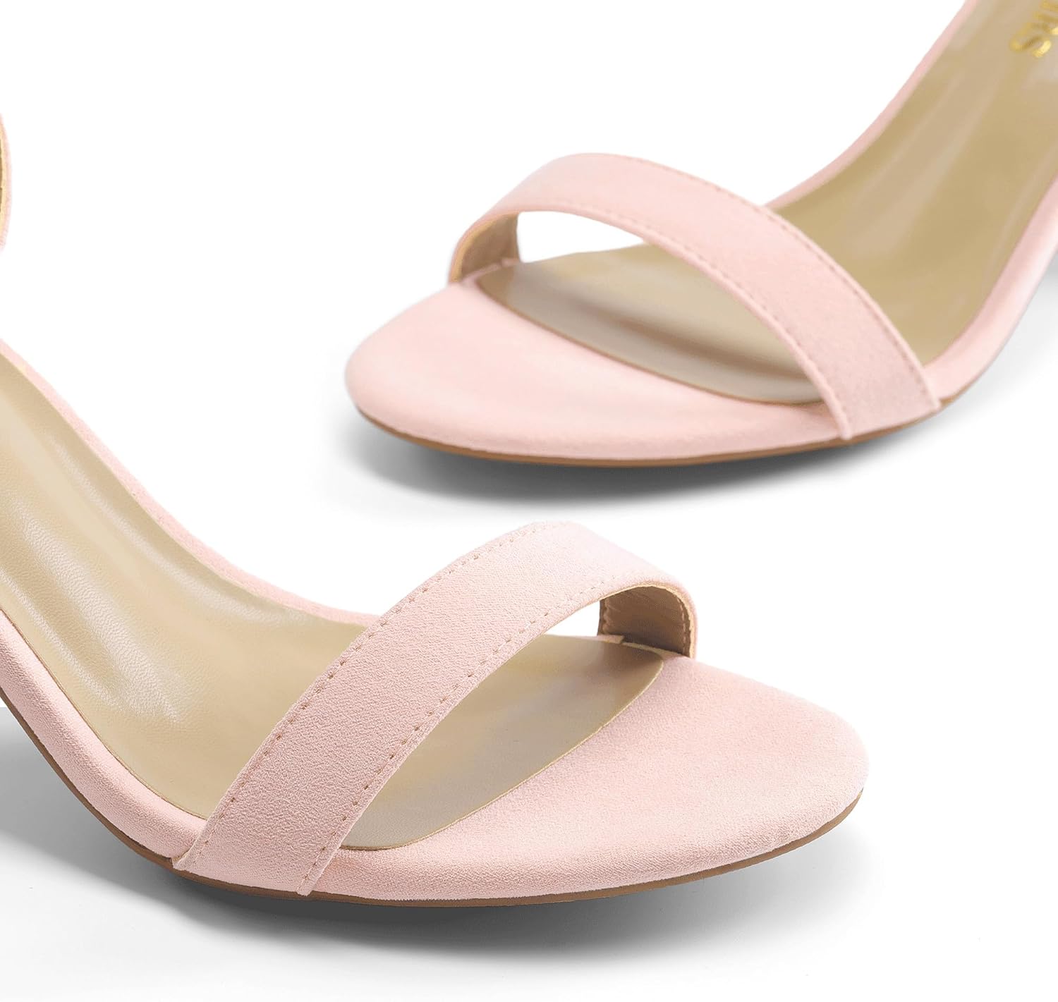 DREAM PAIRS Women's Chunk Low Heel Pump Sandals - Image 6