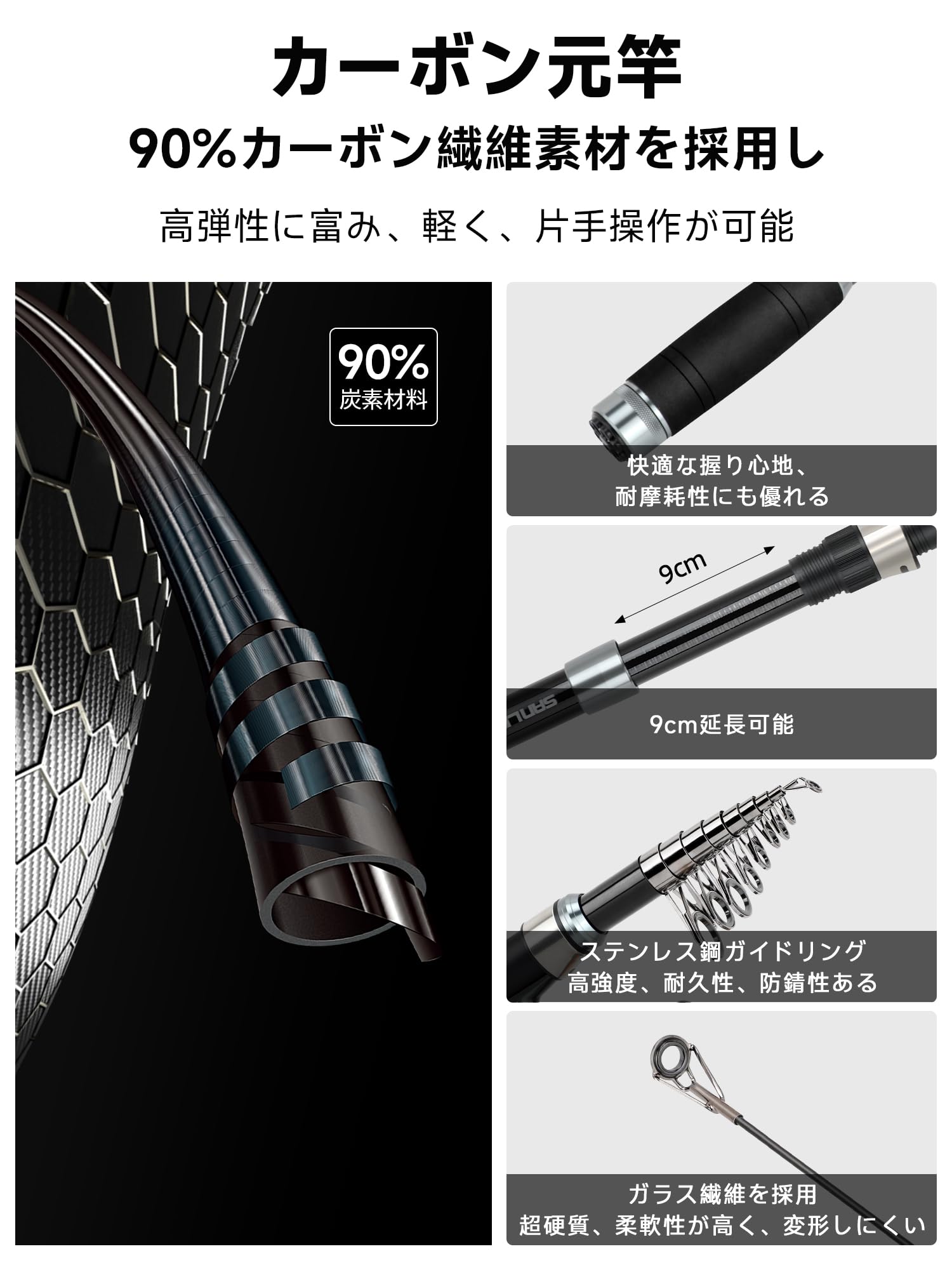 Amazon.co.jp: サンライク（SANLIKE）投げ竿 リールセット 投げ竿