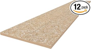 Trim-Tex 48" Buttboard OSB Plank for Eliminating Butt-Joint Bulges, USA Made 12 Pack