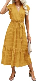 Btfbm Bohemian Sleeveless Pleated Turmeric