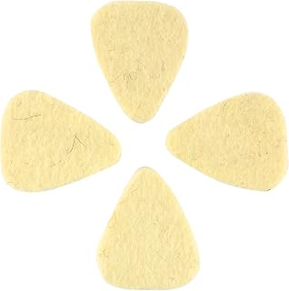 Felt Tones Mini Guitar plectrum,Natural Wool Felt(Pack of 4)