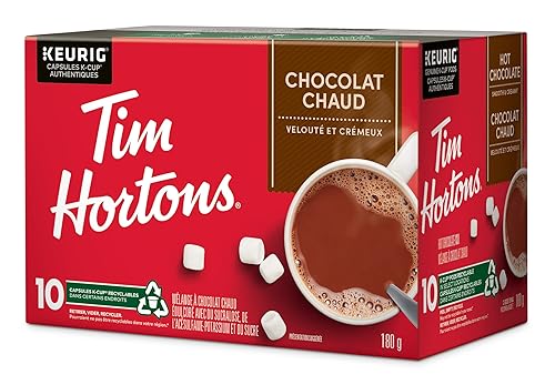 Miniatura 9 de Tim Hortons Cápsulas Keurig K-Cup de chocolate caliente original, 10 unidades