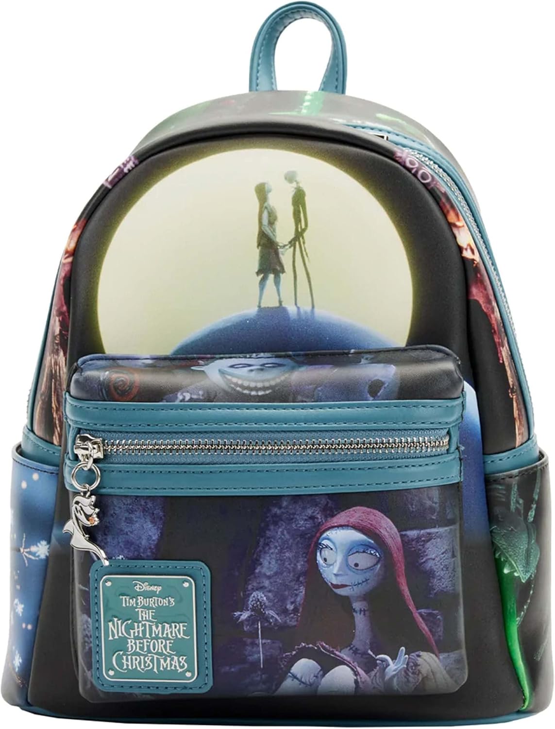 Loungefly Disney Nightmare Before Christmas Final Frame Womens Double Strap Shoulder Bag Purse