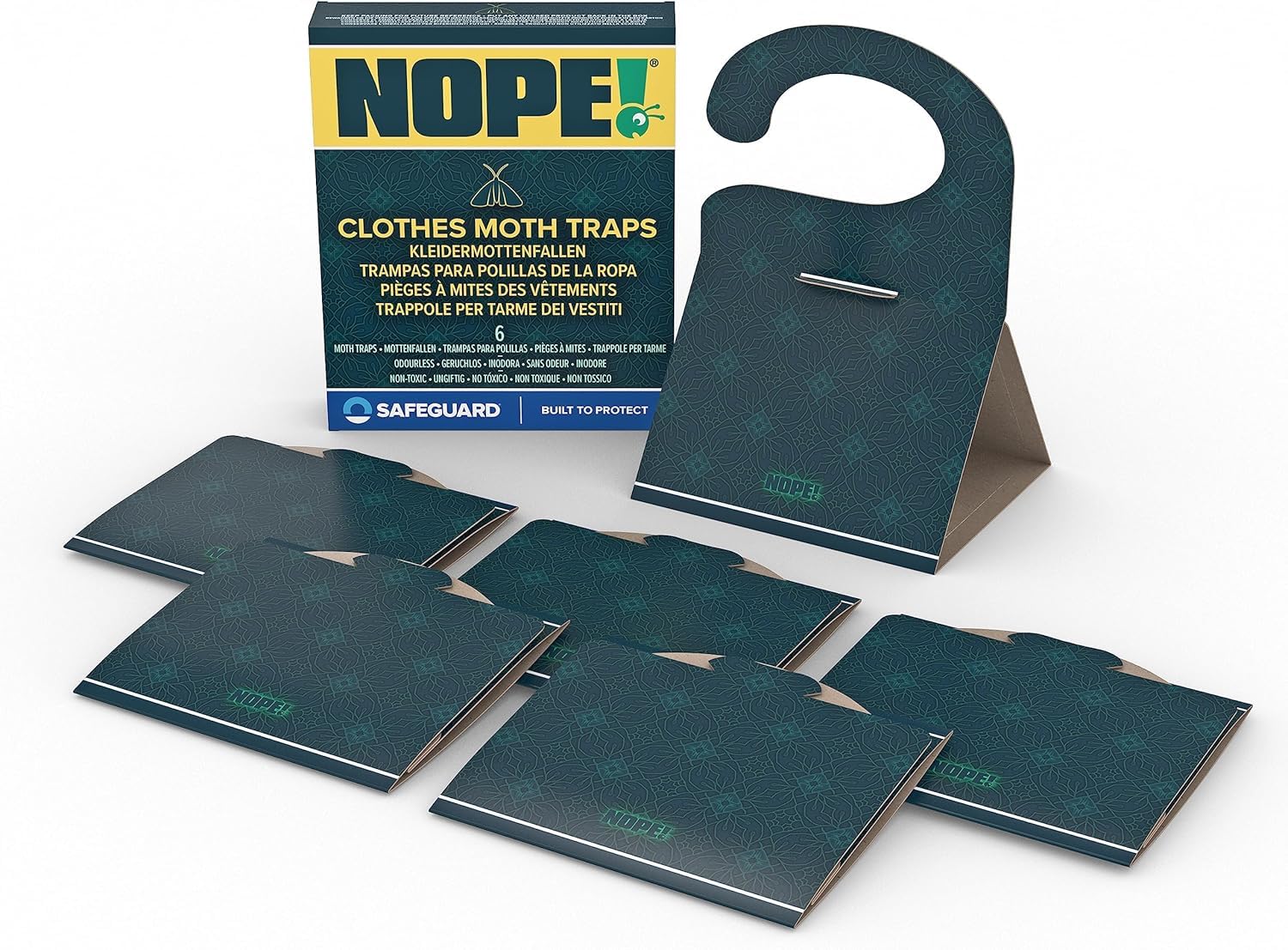 nope! pièges anti mites textiles 3 x 2