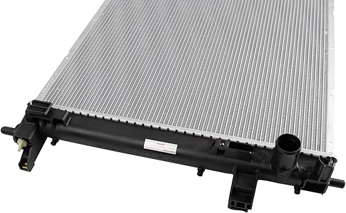 Miniatura 3 de TRQ Conjunto de radiador Núcleo de aluminio compatible con Cadillac ATS CTS 16-22 Chevrolet Camaro CU13589 16-19