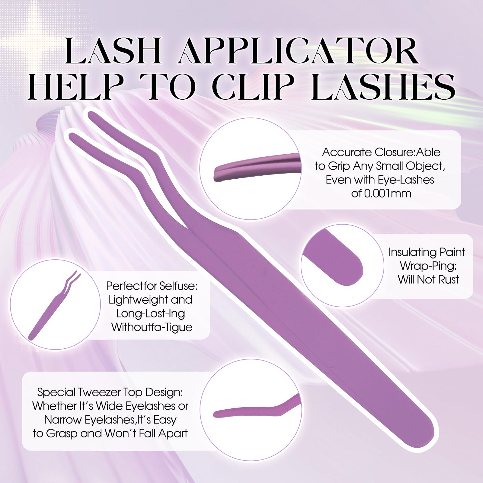 WENDY LASHES Wimpern Extensions Kit FD18+B, Cluster Wimpern D Curl 12–16mm | Lashes Extension Set mit Wimpernkleber und Sealer Lash Remover und Pinzette, für Anfänger Mädchen und Frauen