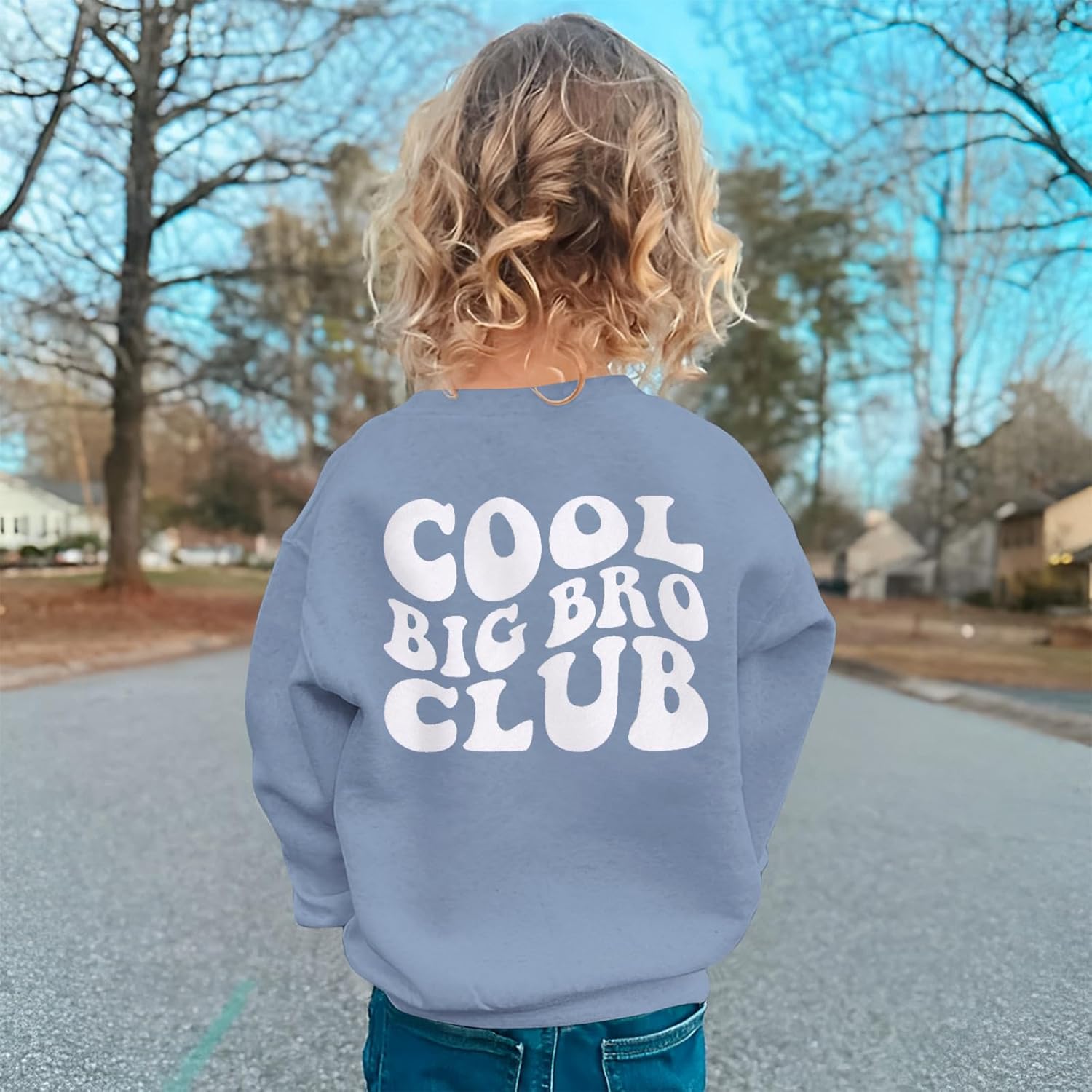 BOUTIKOME Big Brother Sweatshirt Toddler Baby Boy Cool Big Bro Club Shirts Announcement Pullover Long Sleeve Fall Tops - Image 3