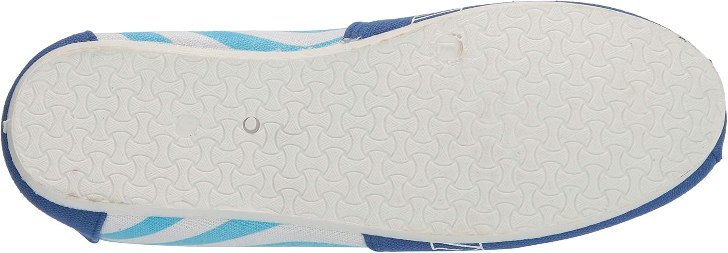 FOCO Villanova Wildcats NCAA Womens Stripe Canvas Shoes - XL