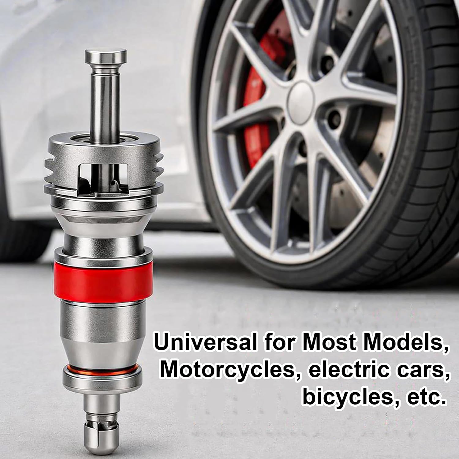 JUSTHERE 100Pcs Premium Tyre Tire Valve Cores, Valve Stem Cores Replacement Kit, Valve Stem Core Part Replacement, Universal for Most Models of Cars, Trucks, Motorcycles and Bicycles