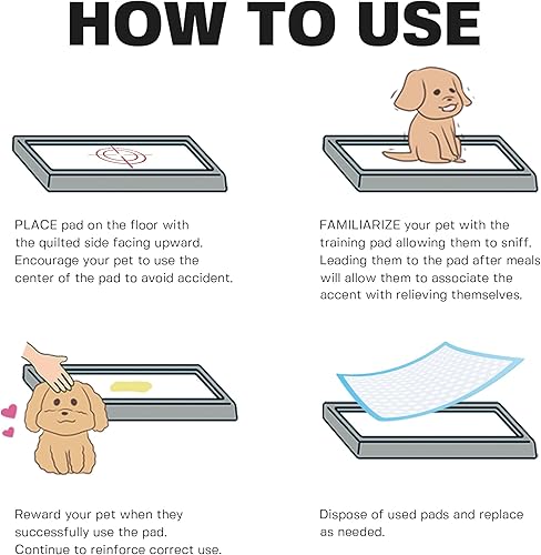 Miniatura 5 de BV Almohadillas XXL para cachorros, tamaño XXL, a prueba de fugas, de 30 x 36 pulgadas 20 unidades, ultra absorbentes, almohadillas para orina de